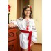 Embroidered dress/blouse/tunic "Cutie Grapes"